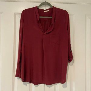 Long sleeve blouse